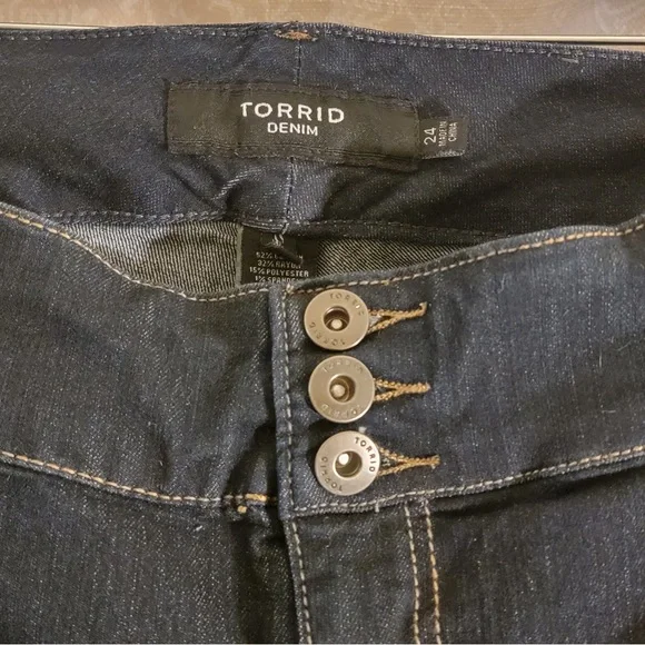 Torrid Dark Blue Jeans / Jeggings - Picture 2 of 2